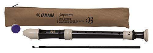 Yamaha Gravador Soprano YRS-302B, dedo barroco, chave de C