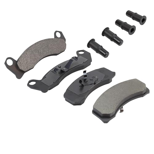 Image of QUALITY-BUILT Front Semi-Metallic Brake Pads, Premium 1001-0199M, Compatible with 1981-1994 Ford /Lincoln /Mercury (Colony Park,Continental,Country Squire,Crown Victoria,Grand Marquis,LTD,LTD Crown)
