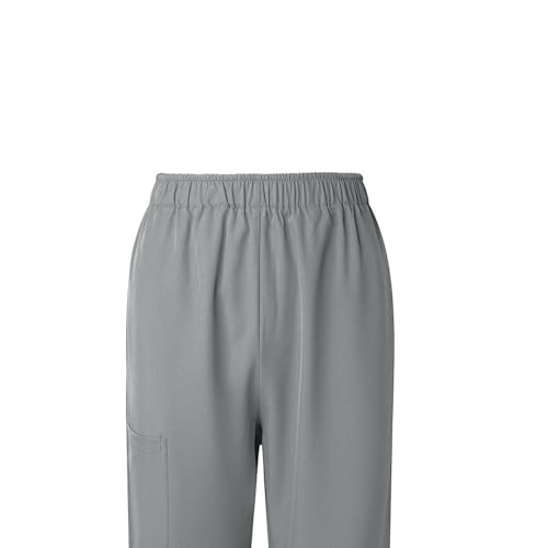 Straight Leg Sweatpants for Women Elastic High Waisted Pants Casual Work Pants with Pockets Loose Fit Solid Color Trouser3