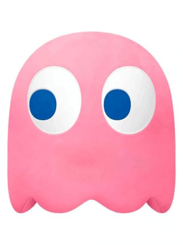 Banpresto Peluche Pinky Pac-Man - Super Big Plush 31 cm - Multicolore BP29118P - Peluche à Collectionner - Optimal pour Les Fans du Jeu vidéo