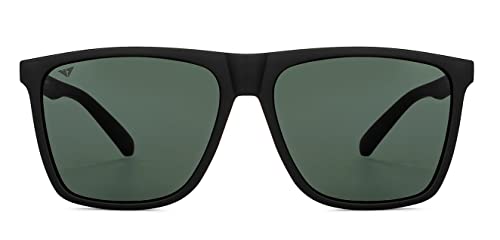 VINCENT CHASE EYEWEAR Unisex Square Polarization Sunglasses (Green_L) - Image 5