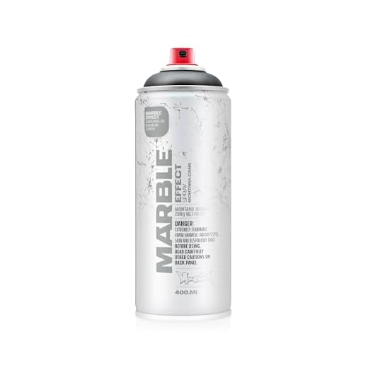 Montana Cans Montana Effect 400 ml Marble Color, Black Spray Paint