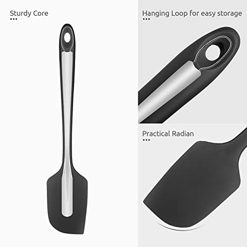 Image of U-Taste 14in Extra Large Silicone Spatula, 600F Heat Resistant, Black