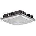 JC-LGL LED Canopy Lights, 40W, 5600LM, 5000K, 0-10V Dimmable, 120-277VAC, IP65 Waterproof, UL Listed, Commercial LED Canopy Lights Outdoor for Gas Station, Carport, Parking Garage, Warehouse, 1 Pack