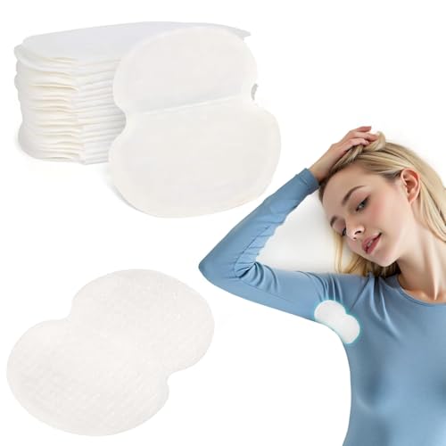 50PCS Armpit Sweat Pads for Under Arms - Extra Comfort, For Hyperhidrosis, for Men and Women, Not Visible, Disposable Underarm Dress Shields/Guards, Enhanced Anti Sweat Protection