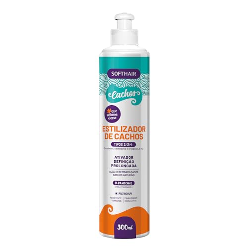 Ativador de Cachos D-Pantenol Tipo 2/3 e 4, Soft Hair