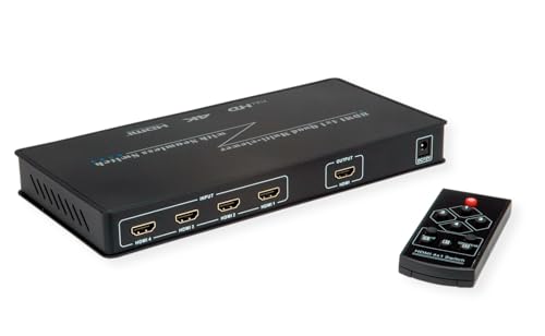 Switch HDMI 4x1 Quad Multi-Viewer ROLINE para solucionar la falta de pantallas en seguridad 2
