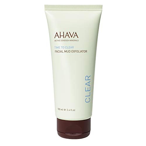 AHAVA Facial Mud Exfoliator, 3.4 Fl Oz