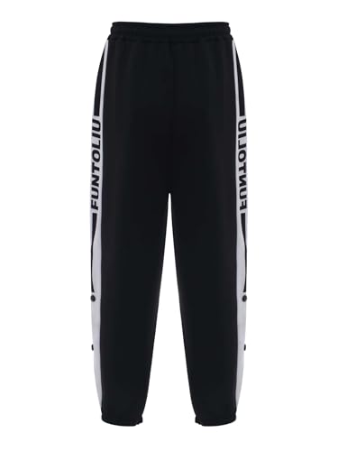 YEAHDOR Kids Boys Warm Fleece Lined Jogger Sweatpants with Pockets Casual School Trousers for Sports Games2