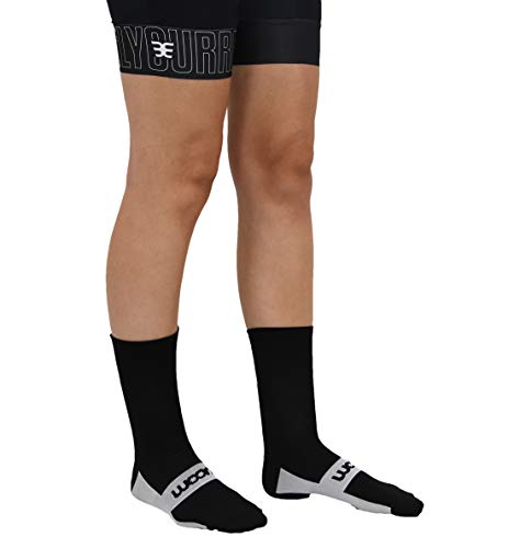 Meia Ciclismo Supreme Black Woom Mulheres U Preto