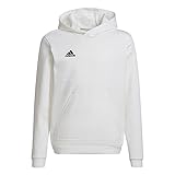 adidas Unisex Kinder Ent22 Hoody Y Sweatshirt, Weiß / Schwarz, 13-14 Jahre EU