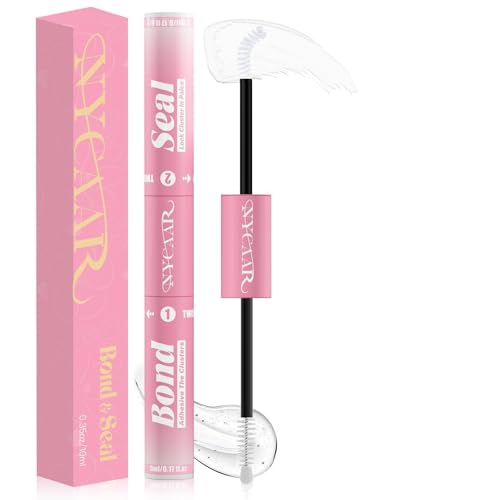 NYCAAR Lash Clusters Glue White Bond and Seal for Eyelash Clusters Latex-Free Waterproof Lash Glue...