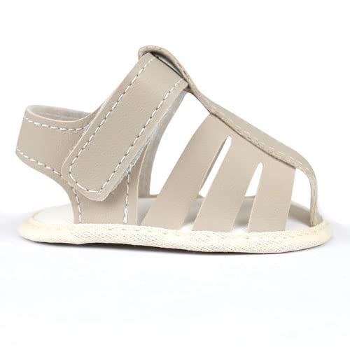 Sandália Bebê Papete Creme (P/M/G/GG) - Baby Soffete