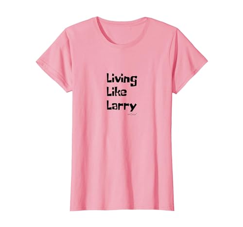 ZeeLee Living Like Larry T-Shirt, Women, Pink, 3X-Large