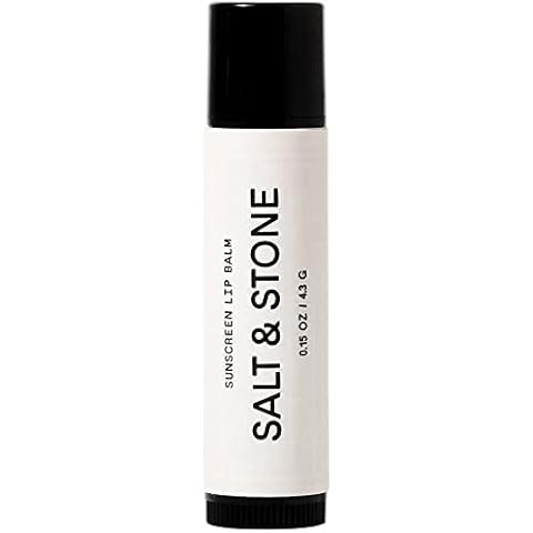 Salt & Stone SPF 30 Mineral Broad Spectrum Organic Lip Balm - Natural Moisturizer Heals chapped & dry lips - Reef Safe UVB & UBA protects - Water resistant (4.3g), SS005 Cover