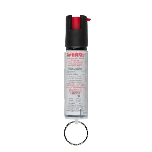 SABRE Protector 22-Gram Dog Spray with Key Ring, 14 Second Total ...