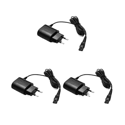 15V 5.4W Plug AC Power Adapter Electric Shaver Charger Supplies,Compatible For Philips, HQ8505 HQ6070/6075/6095(3pcs)