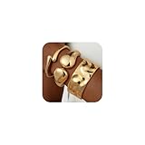 M MOOHAM Easter Gifts for Women Bangle Bracelets - Dainty 14k Gold Plated Chunky Stackable Bangle Twist Cuff Bracelet Stack Set for Women Non Tarnish Trendy Jewelry Gifts 3pcs