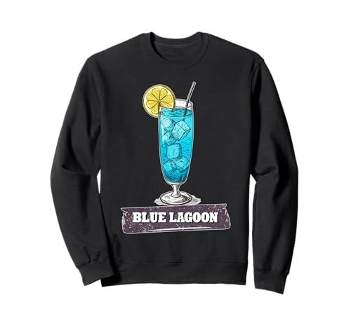 Refrescante Vibes de Verano Blue Lagoon Sudadera