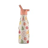 Cool Bottles - Botella Térmica Infantil - Botella de Agua de Acero Inoxidable - 260 ml - Fruit Salad - Bebidas Frías 36 Horas y Calientes 18 Horas - Acabado con Pintura en Relieve - Sin BPA