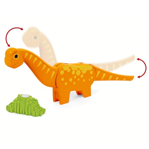 BRIO World – 36098 Dinosaurier Bahn Set | Spielzeugzug für Kinder ab 3 Jahren