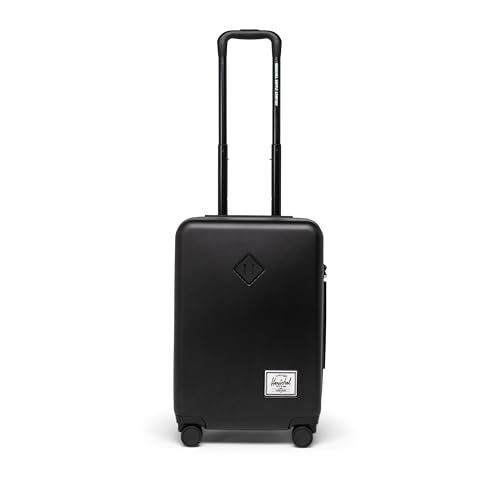 Herschel Supply Co. Heritage Hardshell Luggage, Black, Carry-On 2...