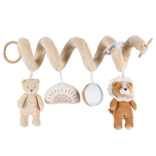 Spirale Neonati Babou & Kendi-Gioco per Lo Sviluppo in Veloudoux-da Montare su: Lettino Box Seggiolino 0+ Passeggino Colore Marrone N2239.41