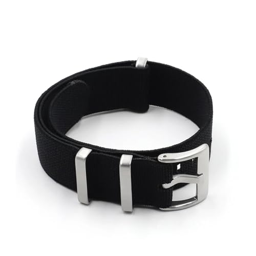 Bracelet montre nylon élastique anti-irritation style parachute pour homme
