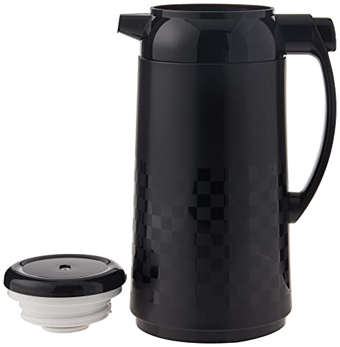 Zojirushi Garrafa térmica premium, 1 litro, Ichimatsu preto