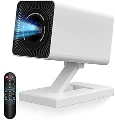 Putbecy Mini Proyector Portátil 4K con 1080P Nativo, Android 11, WiFi 6 y Bluetooth 5.4, Corrección Trapezoidal Automática, HDMI/USB, Compatible con Teléfono y PC, Proyector para Cine en Casa