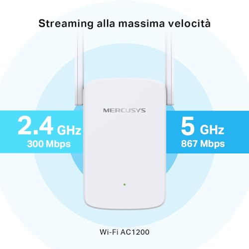 TP-Link Mercusys ME30 Mesh WiFi Ripetitore Wifi Dual-Band 1200 Mbps, Ripetitore WiFi Potente per Casa, WiFi Extender e Access Point, Amplificatore WiFi, Compatibile con Tutti i Modem Router WiFi - 8