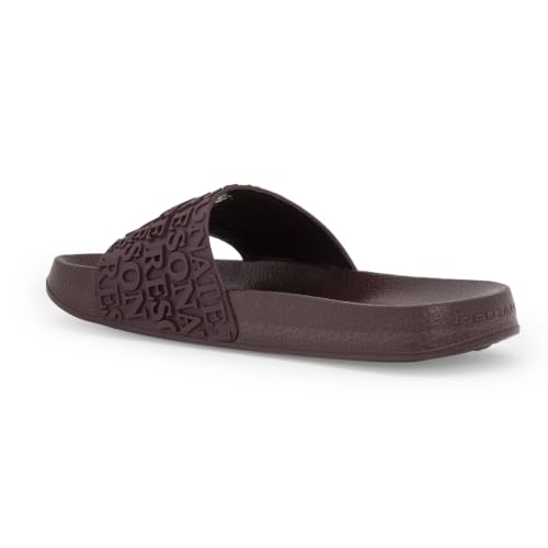 Image of Red Tape Womens Sliders in Slate Blue | Casual Pool Sliders | SLATE BLUE | 3 UK