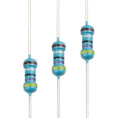 EDGELEC 100pcs 4.7 ohm Resistor 1/4w (0.25 Watt) ±1% Tolerance Metal Film Fixed Resistor, Multiple Values of Resistance Optional