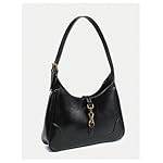 Women's PU Leather Clasp Shoulder Bag Adjustable Strap Vintage Hobo Handbags Purse - Image 2
