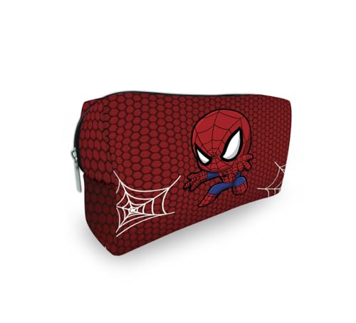 Kit Mochila Escolar Rodinha + Lancheira+ Estojo Herói Aranha