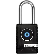 Master Lock Padlock, Outdoor Personal Use Bluetooth Lock, 2-7/32 in. Wide, 4401DLH
