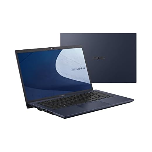 ASUS ExpertBook B1 Business Laptop, 14” FHD, Intel Core i7-1165G7, 512GB SSD, 16GB RAM, Military Grade Durable, AI Noise Cancelling, Webcam Privacy Shield, Win 10 Pro, Star Black, B1400CEA-XH74