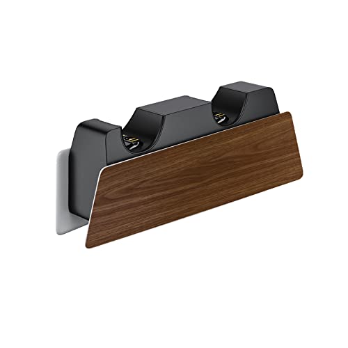 Image of PlayVital Wood Grain Full Set Skin Decal for ps5 Console Digital Edition, Sticker Vinyl Decal Cover for ps5 Controller & Charging Station & Headset & Media Remote
