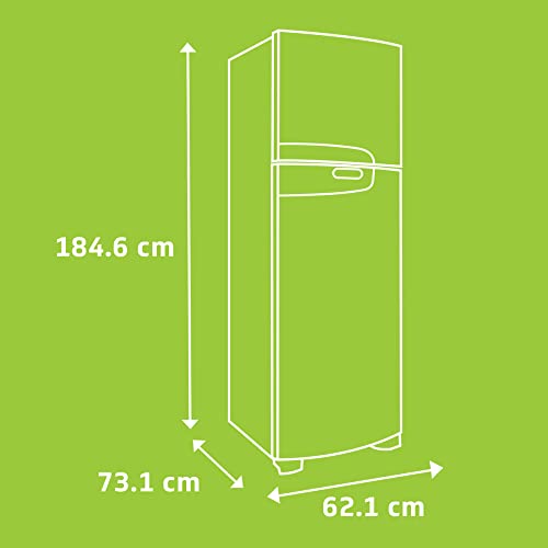 Geladeira Consul Frost Free Duplex 386 litros cor Inox com Prateleira Dobrável - CRM43NK 110V