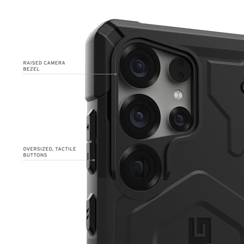 Image of Urban Armor Gear UAG Pathfinder Rugged Featherlight Shockproof Protective Case Designed for Galaxy S25 Ultra 5G (2025), Magnetic Charging Compatible - Black