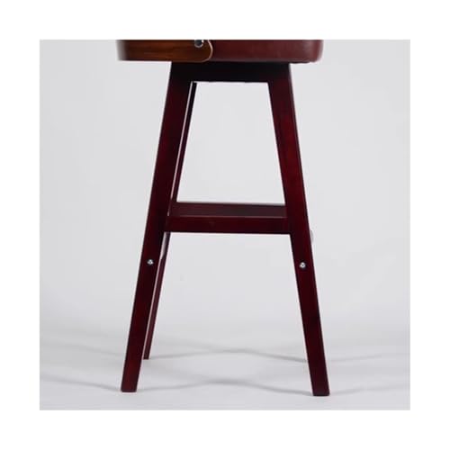 Chaise de bar en bois massif de luxe léger avec dossier confortable - 6