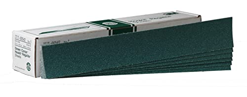 Image of 3M Green Corps Hookit Sheet, 00542, 40, 2-3 /4 in x 16-1 /2 in, 50 Sheets per Carton