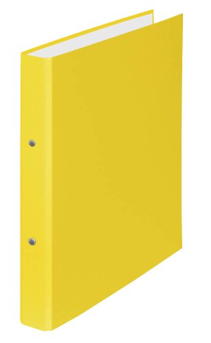 DONAU Ringmappe gelb mit 2-Ring-O-Mechanik