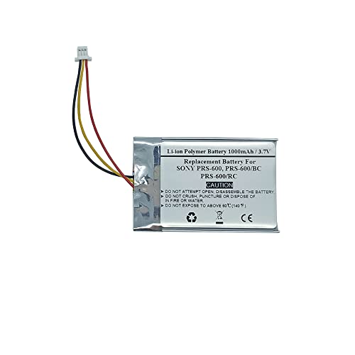 STARTONG 1000mAh 3.7V Replacement Battery for Son y Portable Reader PRS-600, PRS-600/BC, PRS-600/RC, A98927554931, A98941654402, A-1732-035-A