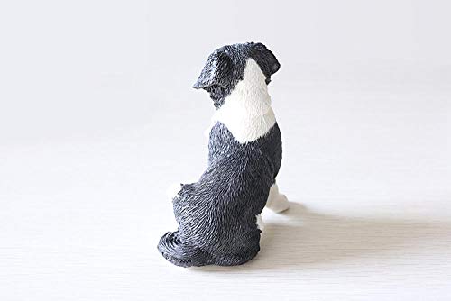 Sculptures Border Collie en résine supérieure : un artisanat d'art pour l'auto - 2