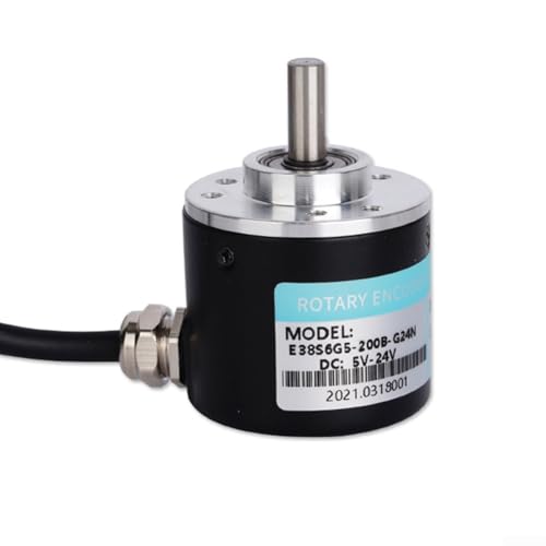 [PRESTAZIONI ALTE E STABILI] Questo encoder rotativo incrementale presenta un'impressionante risoluzione di 200 p/r e funziona senza problemi a tensioni CC che vanno da 5 a 24 V, garantisce un controllo affidabile del movimento in varie condizioni.