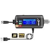 TV Antenna Amplifier, 25dBi High Gain Signal Booster with USB Power Supply for Digital HD & 4K Reception, Low Noise Amplifier for Indoor TV Antenna, Compatible with All Tvs