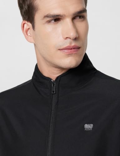 Image of Qube by Fort Collins Men's Windcheater, Lightweight, Windproof Polyester Standard Length Jacket for Year-Round Casual & Daily Use