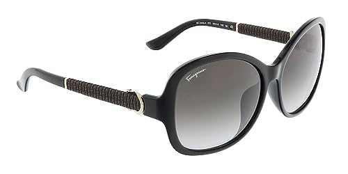 Salvatore Ferragamo SF744SLA 001 Sunglasses Black/Grey Gradient Lenses 59mm3