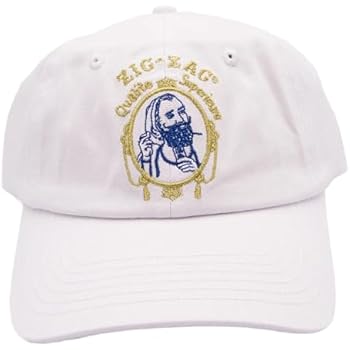 Pride Apparel ZIG-ZAG Officially Licensed White Logo Hat - Classic Design, One Size Fits All